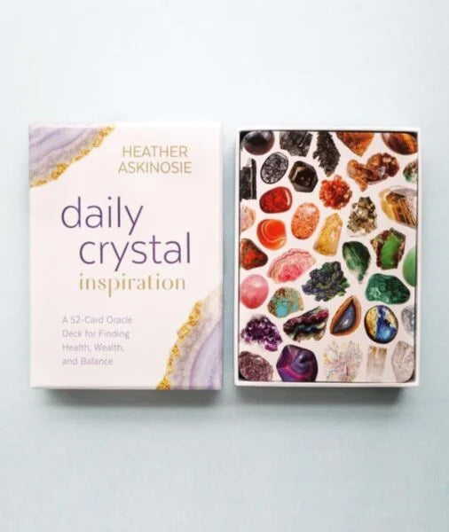 Daily Crystal Oracle: A 52-Card Oracle Deck for Finding Health, Wealth, and Balance